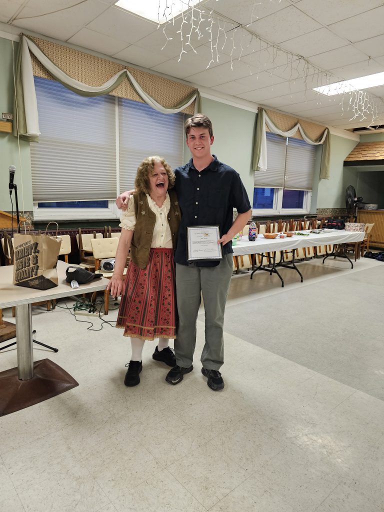 Jack Keeney was one of two students in Central New York to be honored by the German-American Society of CNY at its 22nd Annual Student Night.